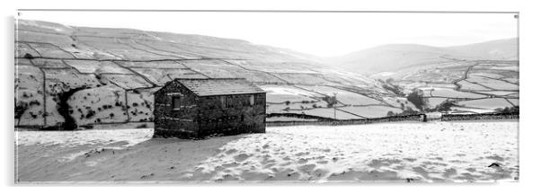 Swaledale Barn Yorkshire Dales Acrylic by Sonny Ryse