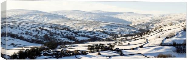 Thwaite in winter Swaledale Yorkshire Dales Canvas Print by Sonny Ryse