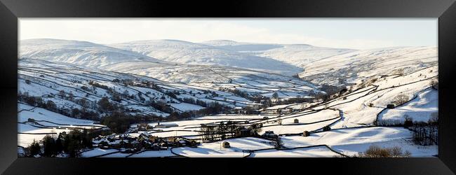 Thwaite in winter Swaledale Yorkshire Dales Framed Print by Sonny Ryse