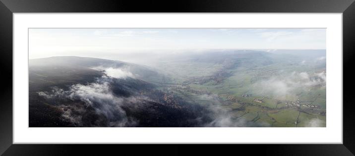 Yorkshire Dales Aerial Framed Mounted Print by Sonny Ryse