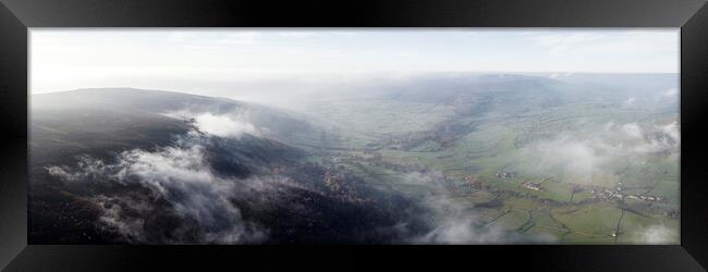 Yorkshire Dales Aerial Framed Print by Sonny Ryse