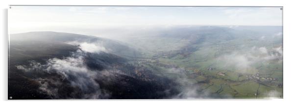 Yorkshire Dales Aerial Acrylic by Sonny Ryse