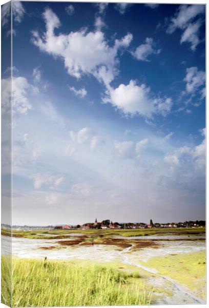 Bosham near Chichester in West Sussex Canvas Print by Neil Overy