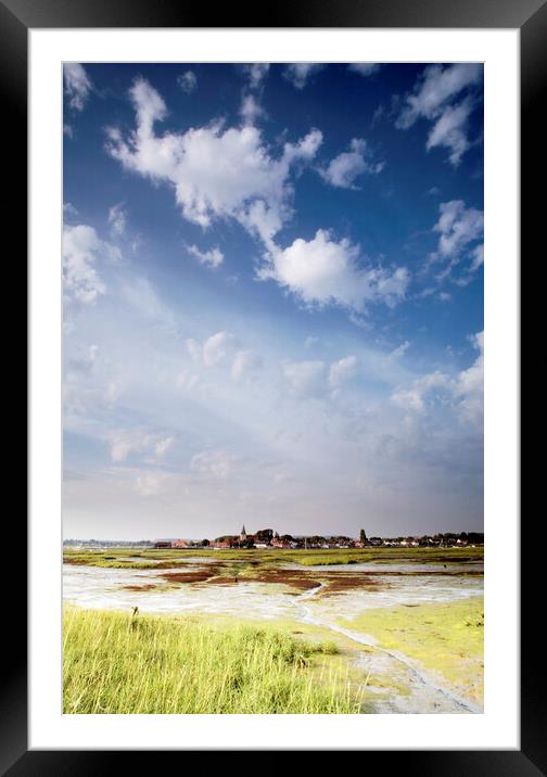 Bosham near Chichester in West Sussex Framed Mounted Print by Neil Overy