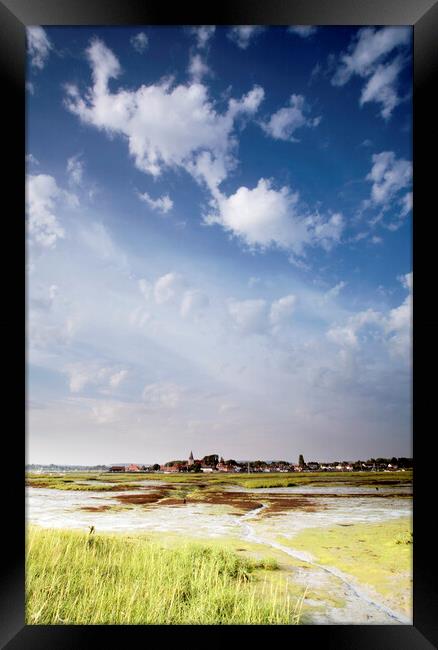Bosham near Chichester in West Sussex Framed Print by Neil Overy