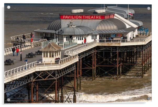 Pavilion Theater in the seaside town of Cromer Acrylic by Chris Yaxley