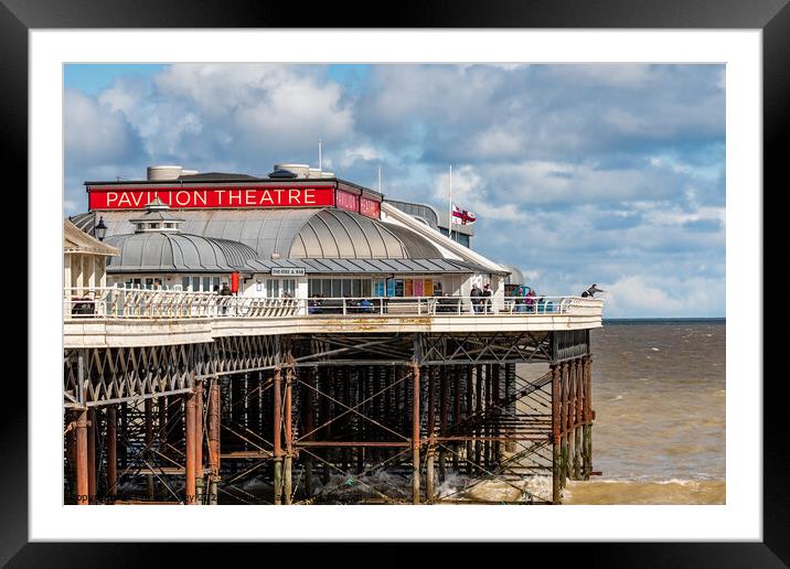 The Pavilion Theater for seaside spectaculars Framed Mounted Print by Chris Yaxley