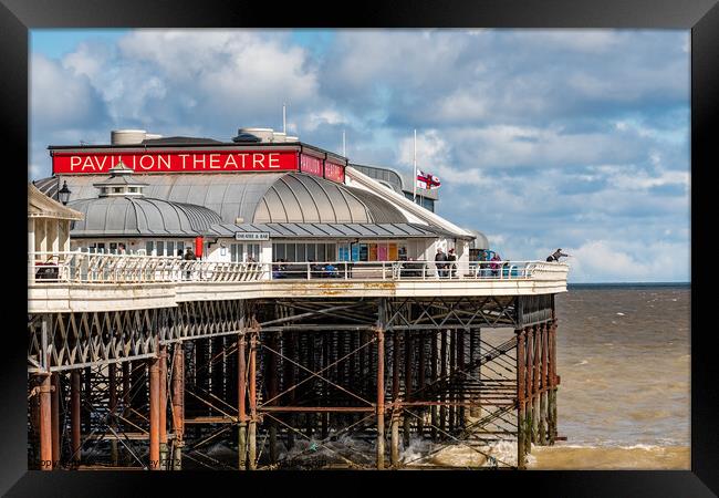 The Pavilion Theater for seaside spectaculars Framed Print by Chris Yaxley