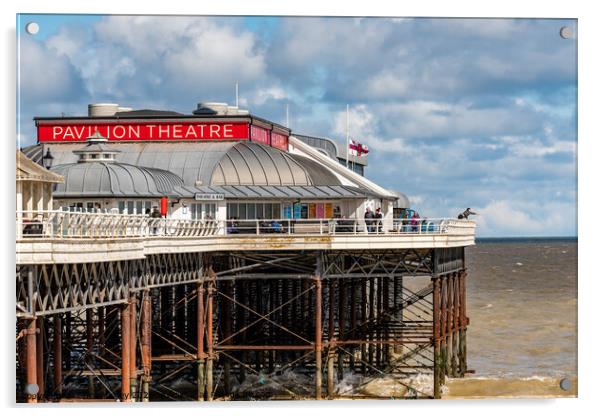 The Pavilion Theater for seaside spectaculars Acrylic by Chris Yaxley