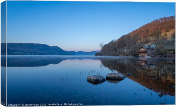 Two Stones of Ullswater Canvas Print by Jonny Gios
