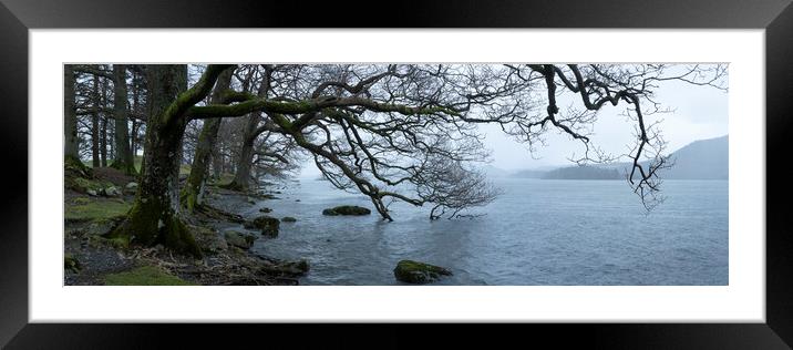 Derwentwater Shore Lake District 2 Framed Mounted Print by Sonny Ryse