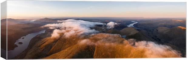 Helvellyn Aerial Lake District Canvas Print by Sonny Ryse