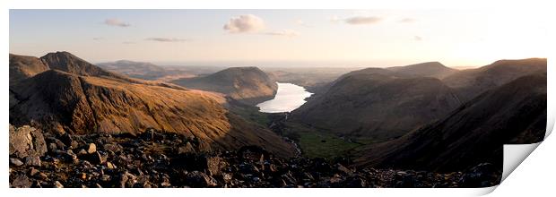 Wastwater and Wasdale Lake District Print by Sonny Ryse