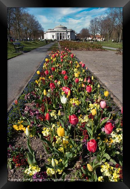 Springtime in Port Sunlight Wirral Framed Print by Phil Longfoot