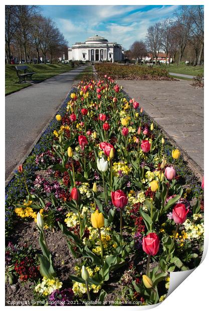 Springtime in Port Sunlight Wirral Print by Phil Longfoot
