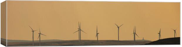 Windfarm Canvas Print by Glen Allen