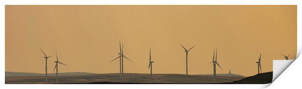 Windfarm Print by Glen Allen