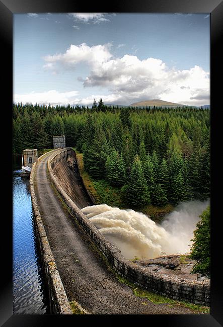 Laggan Dam, Scotland Framed Print by Sandi-Cockayne ADPS