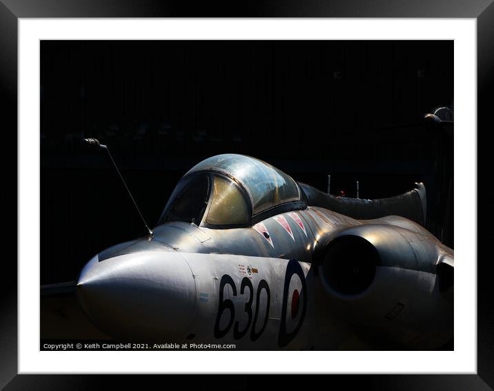 Royal Navy Buccaneer Framed Mounted Print by Keith Campbell