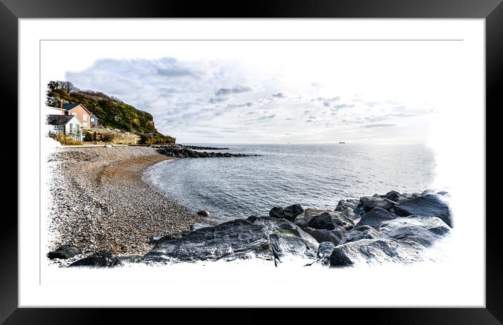 The curved bay View Framed Mounted Print by Ian Johnston  LRPS