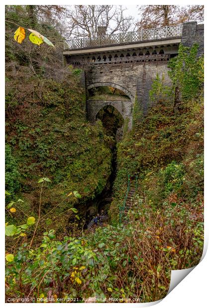 Devil's Bridge, Ceredigion, Wales Print by Douglas Kerr
