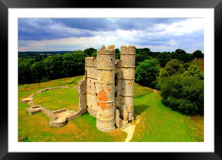 Donnington Castle (Magazine proof) Framed Mounted Print by jamie stevens Helicammedia