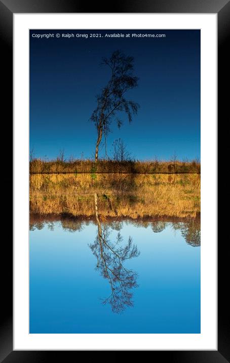 The upside down Framed Mounted Print by Ralph Greig