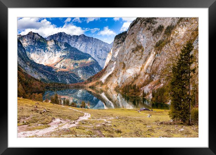 Obersee in autumn Framed Mounted Print by Dirk Rüter