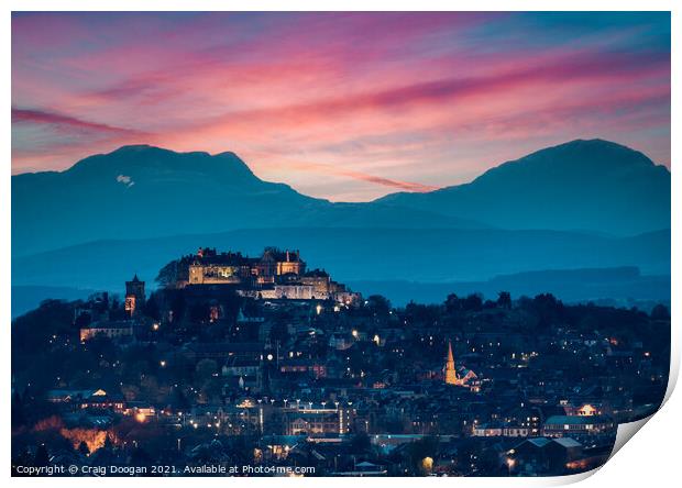 Stirling Castle Print by Craig Doogan