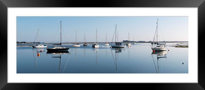 Cornwall Boats Framed Mounted Print by Sonny Ryse