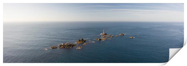 Land's End Cornwall Lighthouse Print by Sonny Ryse