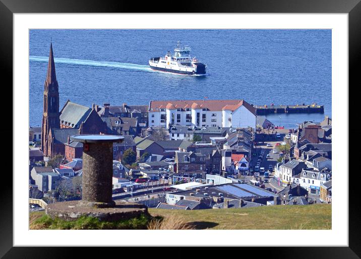 Largs viewpoint Framed Mounted Print by Allan Durward Photography