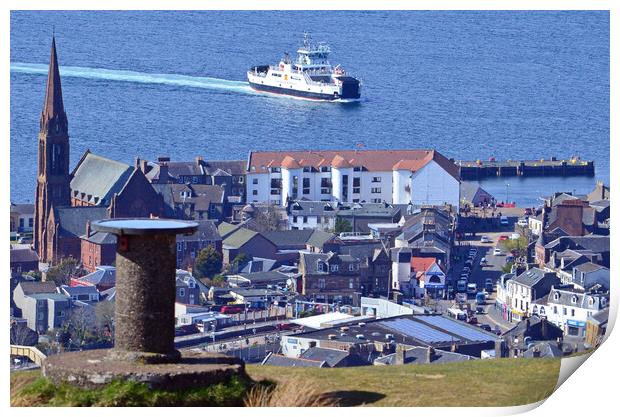 Largs viewpoint Print by Allan Durward Photography