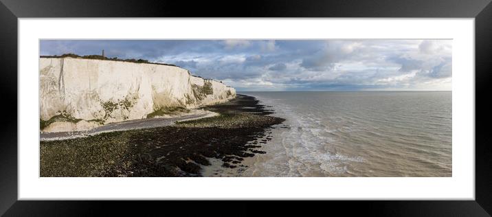 White Cliffs of Dover Framed Mounted Print by Sonny Ryse