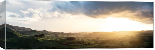 Grassington fields in the Yorkshire Dales Canvas Print by Sonny Ryse