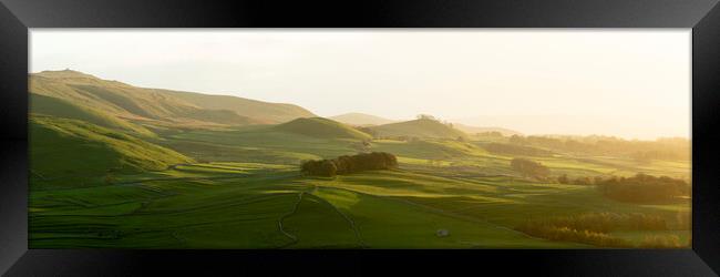 Yorkshire Dales fields Framed Print by Sonny Ryse