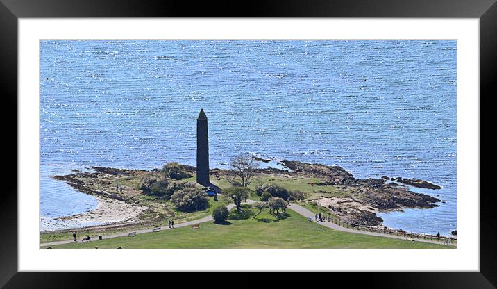 Largs Pencil, Largs North Ayrshire Framed Mounted Print by Allan Durward Photography