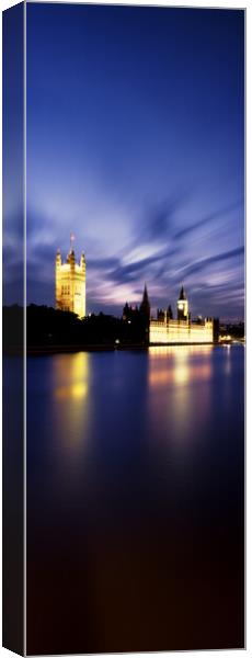 Vertical Panorama of Big ben and the Houses of Parliament Canvas Print by Sonny Ryse