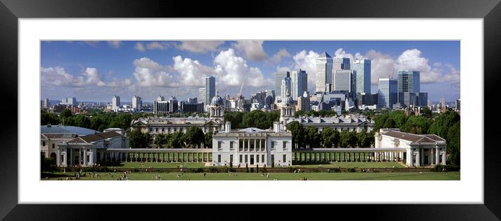Greenwhich Park and the National Maritime Museum London Framed Mounted Print by Sonny Ryse