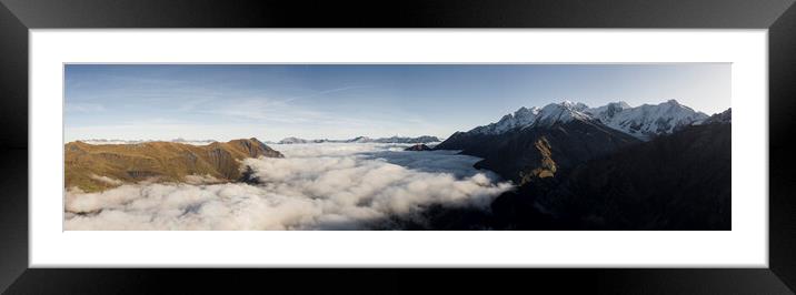 Dolomites Italy mist Framed Mounted Print by Sonny Ryse