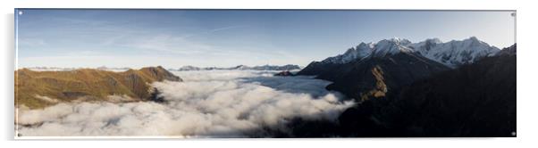 Dolomites Italy mist Acrylic by Sonny Ryse