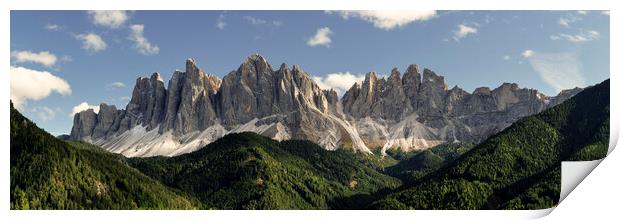 Dolomite Mountains Italy Print by Sonny Ryse