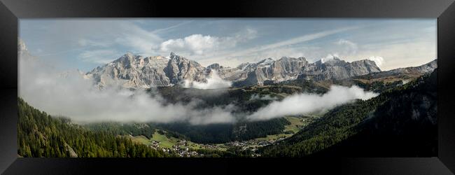 Gardena Pass Dolomites Italy Framed Print by Sonny Ryse