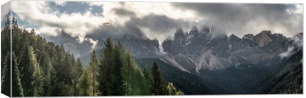 Italian Dolomites.tif Canvas Print by Sonny Ryse