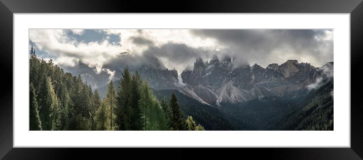 Italian Dolomites.tif Framed Mounted Print by Sonny Ryse