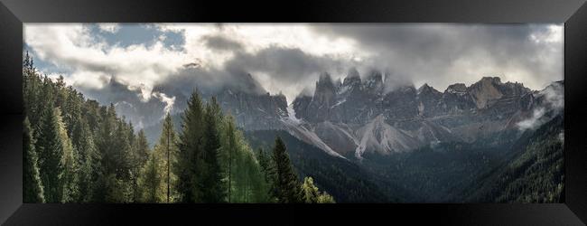 Italian Dolomites.tif Framed Print by Sonny Ryse
