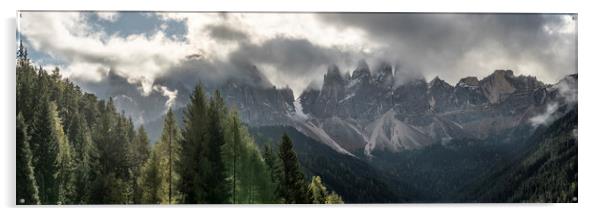 Italian Dolomites.tif Acrylic by Sonny Ryse
