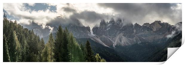 Italian Dolomites.tif Print by Sonny Ryse