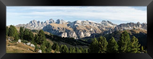 Italian Dolomites 2 Framed Print by Sonny Ryse