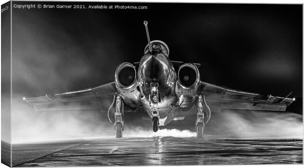 Buccaneer Fighter Aircraft Canvas Print by Brian Garner